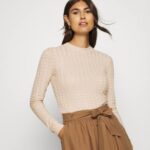 Anna Field nők jumper világos barna melange RTVD836