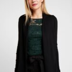 Anna Field nők kardigán fekete RTVD831