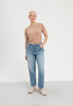 Anna Field nők keltsd életre álmaidat nyomott póló barna RTVD321 - Image 2