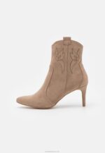 Anna Field nők magas sarkú bokacsizma taupe RTVD2048 - Image 2