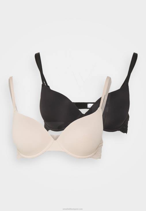 Anna Field nők nadine 2pp póló melltartó póló melltartó meztelen/fekete RTVD930 - Image 4