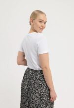 Anna Field nők nyomtatott póló fehér RTVD239 - Image 3