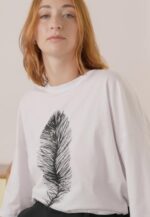 Anna Field nők nyomtatott póló fehér RTVD371 - Image 2