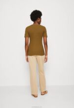 Anna Field nők nyomtatott póló khaki RTVD368 - Image 3