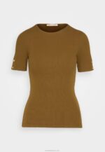 Anna Field nők nyomtatott póló khaki RTVD368 - Image 5