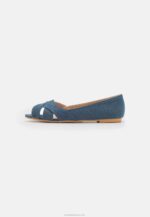 Anna Field nők peeptoe balett pumpák kék RTVD2120 - Image 2