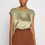 Anna Field nők print póló martini olive RTVD256