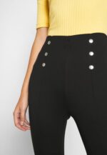 Anna Field nők punto leggings gombrészlettel leggings nadrág fekete RTVD652 - Image 5