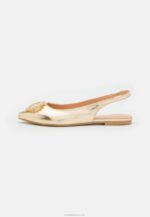 Anna Field nők slingback balett pumpák arany RTVD2185 - Image 2