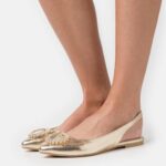 Anna Field nők slingback balett pumpák arany RTVD2185