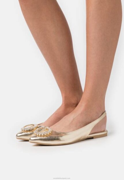 Anna Field nők slingback balett pumpák arany RTVD2185