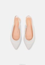 Anna Field nők slingback balettpumpák fehér RTVD2181 - Image 6