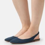 Anna Field nők slingback balettpumpák kék RTVD2183