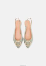 Anna Field nők slingback balettpumpák zöld RTVD2186 - Image 6