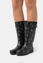 Anna Field nők Wellies fekete RTVD2263