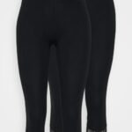 Anna Field nők 2 csomagos leggings nadrág fekete RTVD656