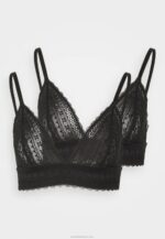 Anna Field nők 2pp zöld csipke bralette háromszög melltartó fekete RTVD914 - Image 4