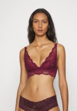 Anna Field nők 3 oldalas bralette melltartó fekete/bézs/sötétvörös RTVD936 - Image 2