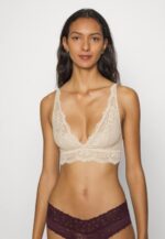 Anna Field nők 3 oldalas bralette melltartó fekete/bézs/sötétvörös RTVD936 - Image 5