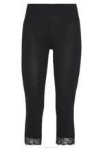 Anna Field nők capri leggings csipke leggings nadrág fekete RTVD655 - Image 5