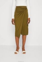 Anna Field nők ceruza szoknya khaki RTVD800