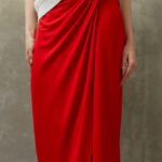 Anna Field nők ceruzaszoknya piros RTVD796