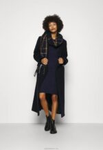 Anna Field nők crew ausschnitt ripp felső bodycon mini stricckleid shift ruha sötétkék RTVD205 - Image 2