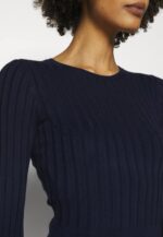 Anna Field nők crew ausschnitt ripp felső bodycon mini stricckleid shift ruha sötétkék RTVD205 - Image 6
