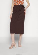 Anna Field nők egy vonalú szoknya barna RTVD781 - Image 4
