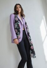 Anna Field nők foulard fekete RTVD2839