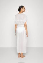 Anna Field nők hímzett cover up 802 fekete strand kiegészítő 001 fehér RTVD741 - Image 3