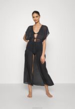 Anna Field nők hímzett cover up 802 fekete strand kiegészítő 802 fekete RTVD739 - Image 2
