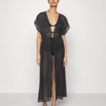 Anna Field nők hímzett cover up 802 fekete strand kiegészítő 802 fekete RTVD739