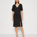 Anna Field nők jersey ruha fekete RTVD176