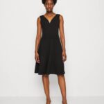Anna Field nők jersey ruha fekete RTVD44