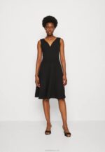 Anna Field nők jersey ruha fekete RTVD44