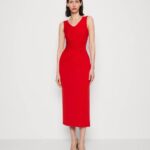 Anna Field nők jersey ruha piros RTVD46