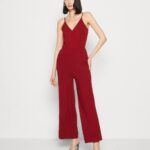 Anna Field nők jumpsuit sötétvörös RTVD882