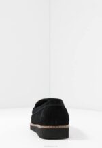 Anna Field nők kényelmes bőr slip-on fekete RTVD1787 - Image 6