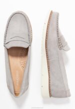 Anna Field nők kényelmes bőr slip-ons szürke RTVD1784 - Image 4