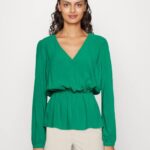 Anna Field nők peplum blúz zöld RTVD692