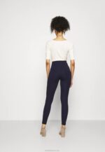Anna Field nők punto leggings gombrészlettel leggings nadrág sötétkék RTVD654 - Image 3