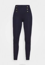 Anna Field nők punto leggings gombrészlettel leggings nadrág sötétkék RTVD654 - Image 5