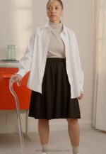 Anna Field nők redős szoknya fekete RTVD779 - Image 2